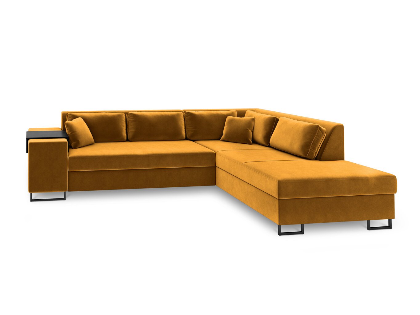 Stūra dīvāns Cosmopolitan Design York, dzeltens цена и информация | Stūra dīvāni | 220.lv