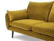 Stūra dīvāns Kooko Home Lento, dzeltens/melns cena un informācija | Stūra dīvāni | 220.lv