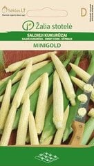 КУКУРУЗА MINIGOLD «ŽALIA STOTELĖ» 7 Г цена и информация | Семена овощей, ягод | 220.lv