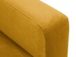 Stūra dīvāns Kooko Home Lyrique, dzeltens cena un informācija | Stūra dīvāni | 220.lv