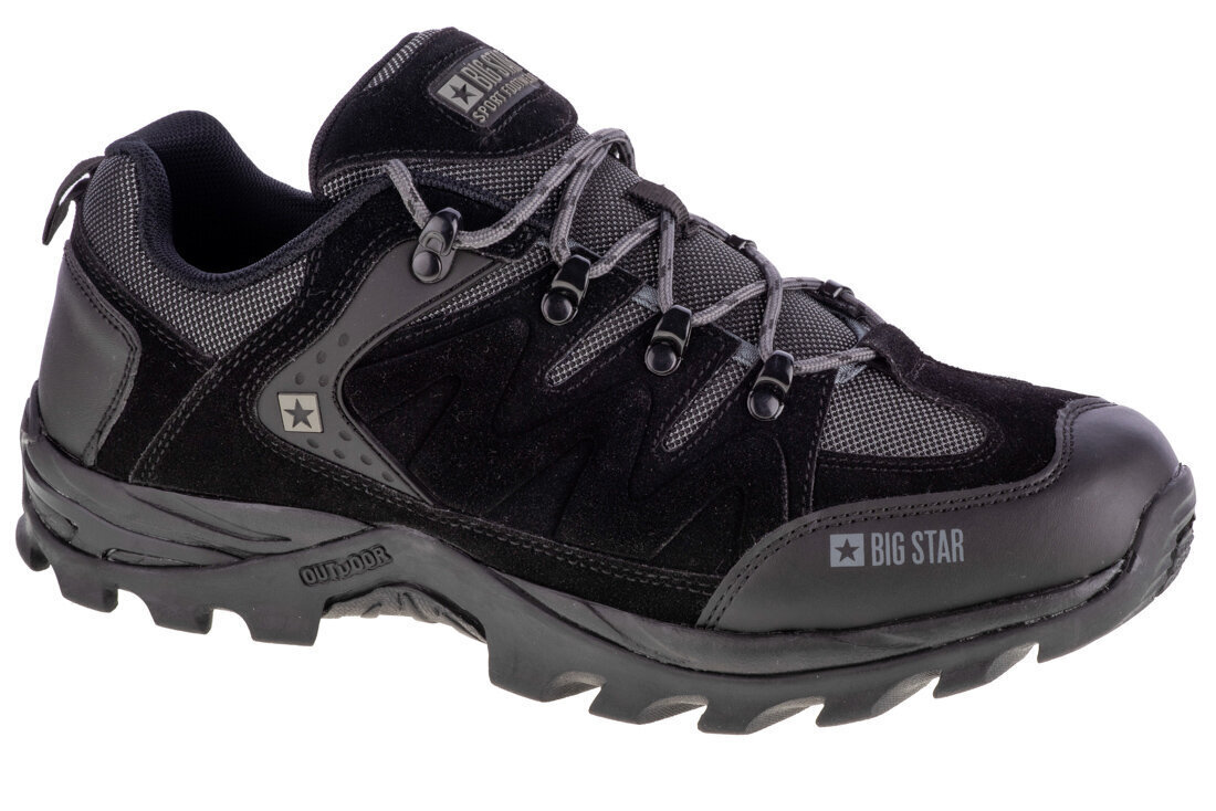 Vīriešu Apavi Big Star Trekking Shoes GG174282, melni cena un informācija | Vīriešu kurpes, zābaki | 220.lv