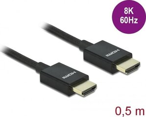 Delock 85383, HDMI, 50 cm cena un informācija | Kabeļi un vadi | 220.lv