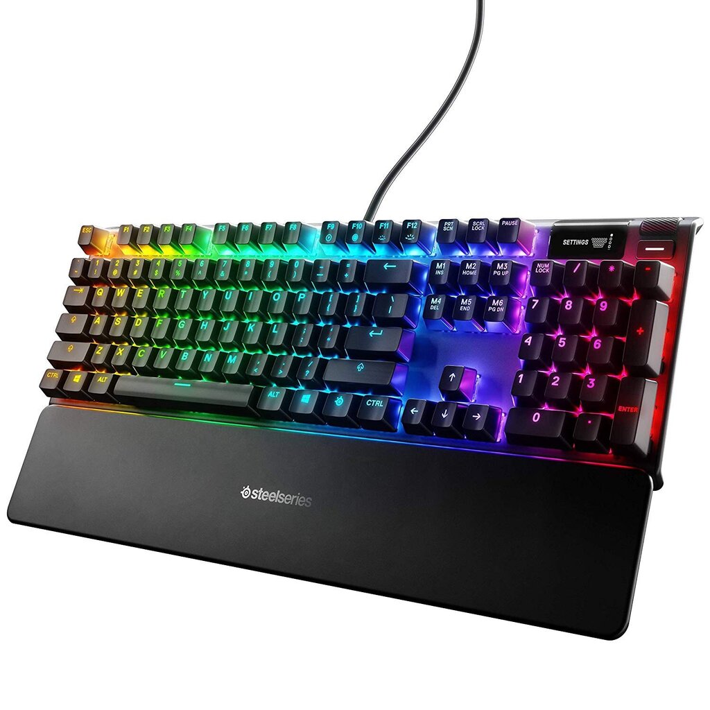 SteelSeries APEX 7 Red Switch RGB US cena un informācija | Klaviatūras | 220.lv