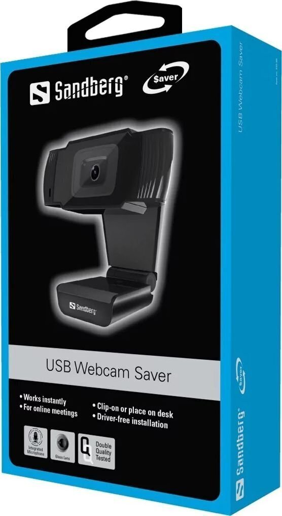 Sandberg USB 480P WEB kamera цена и информация | Datoru (WEB) kameras | 220.lv