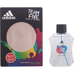 Tualetes ūdens Team Five Adidas EDT (100 ml) cena un informācija | Adidas Smaržas | 220.lv