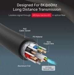 Unitek C11030DGY цена и информация | Кабели и провода | 220.lv
