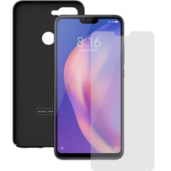 Xiaomi Mi 8 Lite Cover + Screen Glass Transparent cena un informācija | Telefonu vāciņi, maciņi | 220.lv