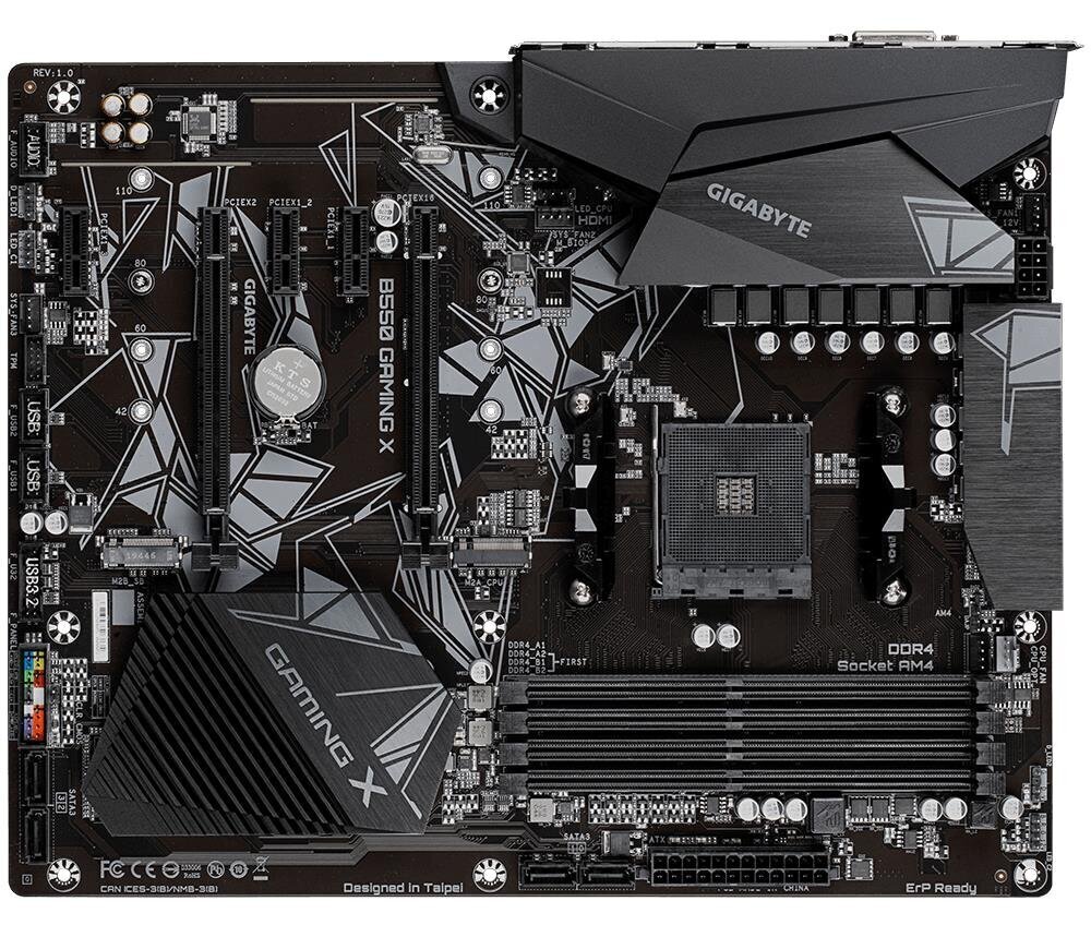 Gigabyte B550 GAMING X cena un informācija | Mātesplates | 220.lv