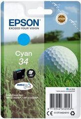 Epson 34, Синий цена и информация | Картриджи для струйных принтеров | 220.lv