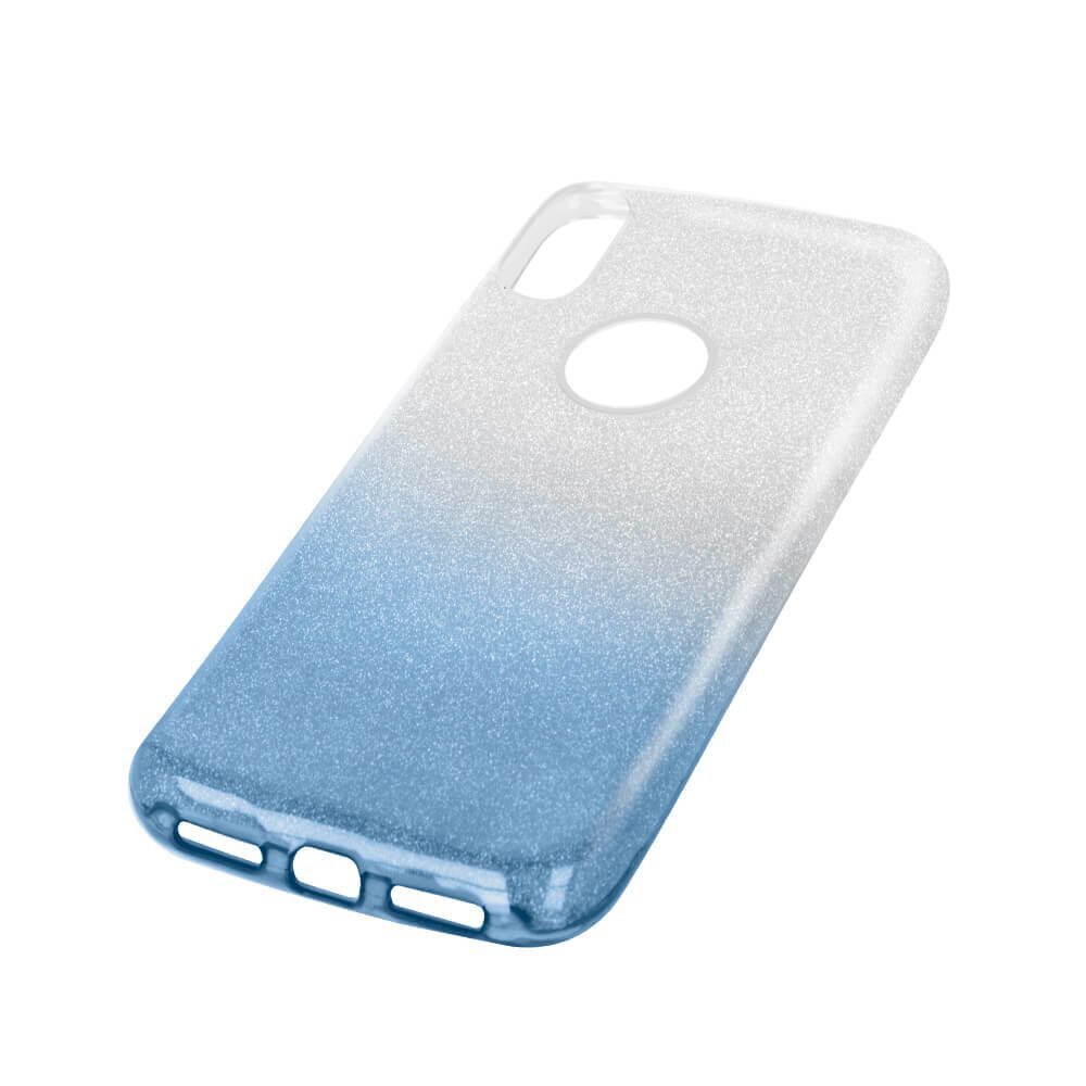 Gradient Glitter 3in1 telefona vāciņš Huawei Y6 2018 zils cena un informācija | Telefonu vāciņi, maciņi | 220.lv