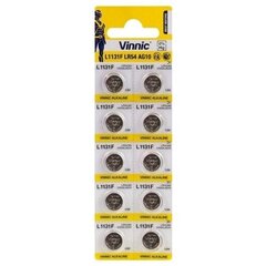 Элементы Vinnic AG10-10BB Blister, 10 шт. цена и информация | Батарейки | 220.lv