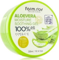 Многофункциональный смягчающий гель с экстрактом алоэ FARM STAY Moisture Soothing Gel Aloevera, 300 мл цена и информация | Кремы, лосьоны для тела | 220.lv