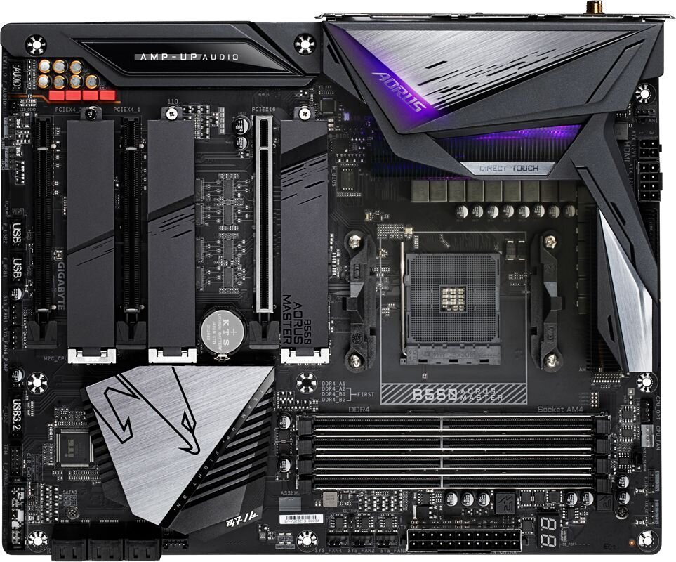 Gigabyte B550 AORUS MASTER cena un informācija | Mātesplates | 220.lv