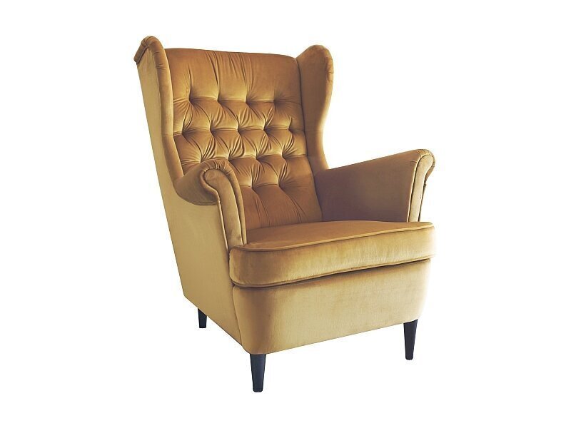Krēsls Signal Meble Harry, dzeltens cena un informācija | Atpūtas krēsli | 220.lv