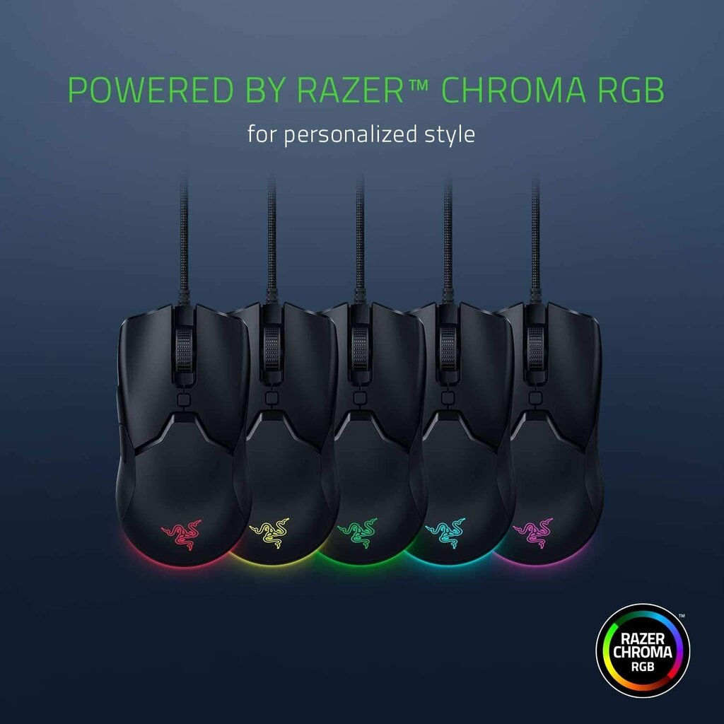 Razer Viper Mini, melns цена и информация | Peles | 220.lv