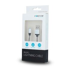 Forever USB - Lightning, 1m. cena un informācija | Savienotājkabeļi | 220.lv