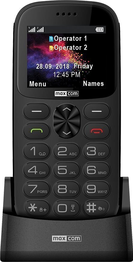 Maxcom Comfort MM471, Dual SIM, Grey цена и информация | Mobilie telefoni | 220.lv