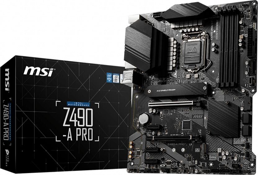 MSI Z490-A PRO cena un informācija | Mātesplates | 220.lv