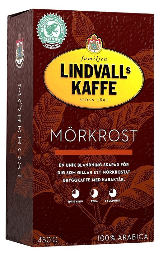 Lindvalls Morkrost maltā kafija, 450 g cena un informācija | Kafija, kakao | 220.lv