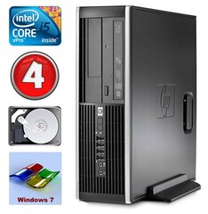 HP 8100 Elite SFF i5-650 4GB 250GB DVD WIN7Pro cena un informācija | Stacionārie datori | 220.lv