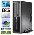 HP 8100 Elite SFF i5-650 8GB 960SSD GT1030 2GB DVD WIN7Pro [refurbished]