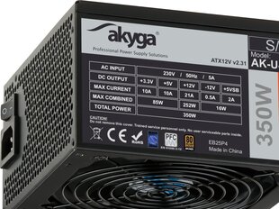 Akyga Ultimate 350W (AK-U4-350) цена и информация | Блоки питания (PSU) | 220.lv