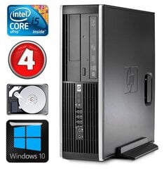 HP 8100 Elite SFF i5-650 4GB 250GB DVD WIN10 cena un informācija | Stacionārie datori | 220.lv