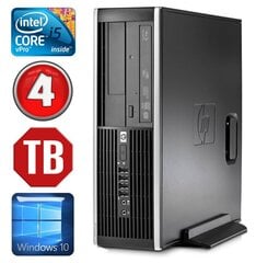 HP 8100 Elite SFF i5-650 4GB 1TB DVD WIN10 цена и информация | Стационарные компьютеры | 220.lv