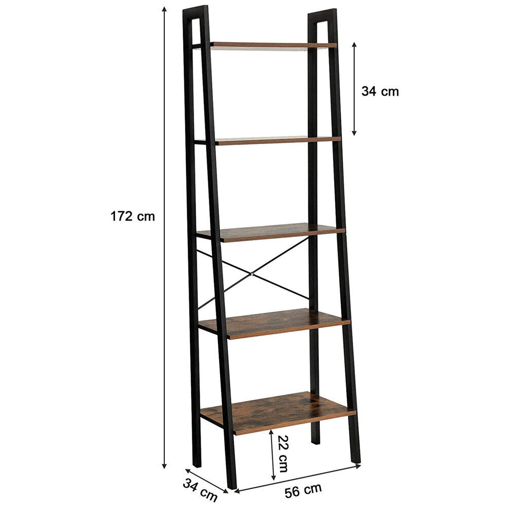 Plaukts Selsey Ramizu 56 cm, brūns cena un informācija | Plaukti | 220.lv