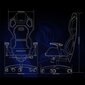 Spēļu krēsls E-Blue Auroza, melns/sarkans cena un informācija | Biroja krēsli | 220.lv