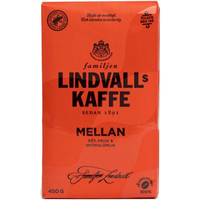 Lindvalls Mellanrost maltā kafija, 450 g cena un informācija | Kafija, kakao | 220.lv