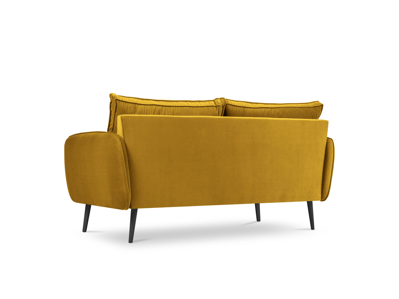 Divvietīgs dīvāns Kooko Home Lento, dzeltens cena un informācija | Dīvāni | 220.lv
