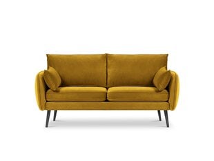 Двухместный диван Kooko Home Lento, желтый цена и информация | Диваны | 220.lv