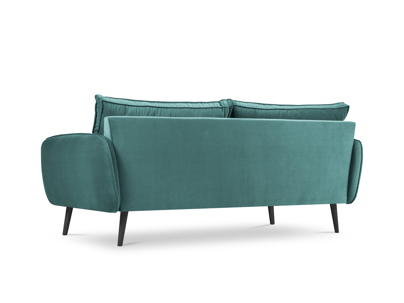 Trīsvietīgs dīvāns Kooko Home Lento, zaļš/melns cena un informācija | Dīvāni | 220.lv