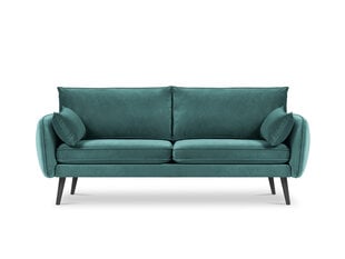 Četrvietīgs dīvāns Kooko Home Lento, zaļš/melns cena un informācija | Dīvāni | 220.lv