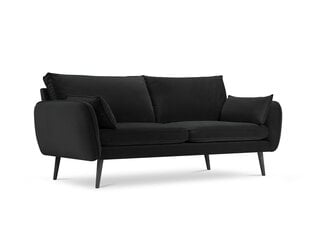 Četrvietīgs dīvāns Kooko Home Lento, melns cena un informācija | Dīvāni | 220.lv