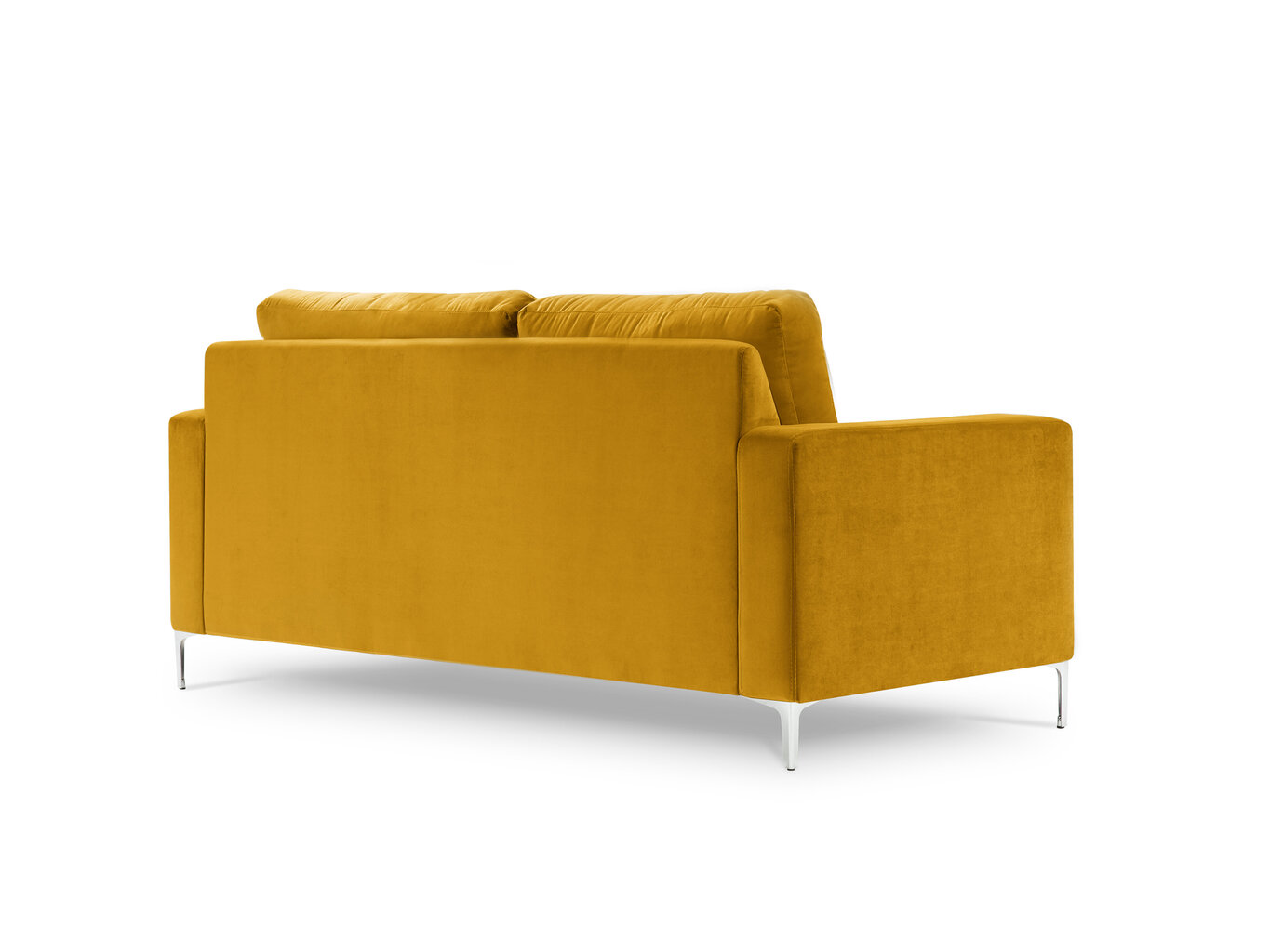 Divvietīgs dīvāns Kooko Home Lyrique, dzeltens цена и информация | Dīvāni | 220.lv