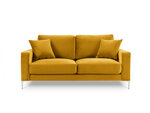 Divvietīgs dīvāns Kooko Home Lyrique, dzeltens
