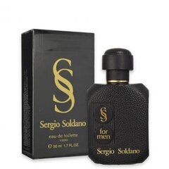 Tualetes ūdens Sergio Soldano Black EDT vīriešiem 50 ml cena un informācija | Vīriešu smaržas | 220.lv