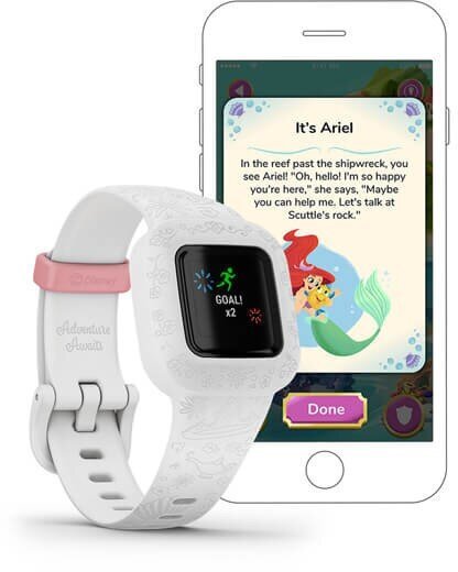 Garmin vívofit® jr. 3 Disney Princess White cena un informācija | Viedpulksteņi (smartwatch) | 220.lv