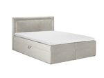 Кровать Mazzini Beds Yucca 200x200см, бежевая