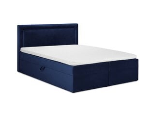 Кровать Mazzini Beds Yucca 200x200 см, синяя цена и информация | Кровати | 220.lv