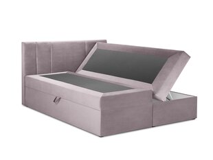Кровать Mazzini Beds Afra 200x200 см, розовая цена и информация | Кровати | 220.lv