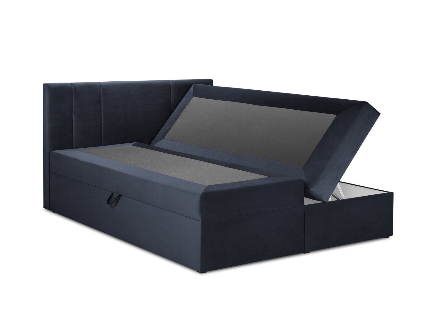Gulta Mazzini Beds Afra 200x200 cm, tumši zila cena un informācija | Gultas | 220.lv