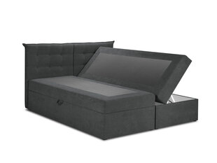 Кровать Mazzini Beds Echaveria 200x200 см, темно-серая цена и информация | Кровати | 220.lv