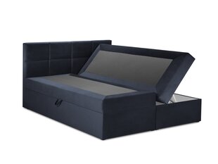 Кровать Mazzini Beds Mimicry 200x200 см, темно-синяя цена и информация | Кровати | 220.lv