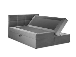 Кровать Mazzini Beds Mimicry 200x200 см, серая цена и информация | Кровати | 220.lv