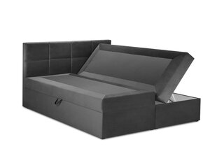 Кровать Mazzini Beds Mimicry 200x200 см, темно-серая цена и информация | Кровати | 220.lv