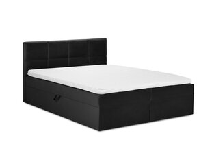 Кровать Mazzini Beds Mimicry 200x200 см, черная цена и информация | Кровати | 220.lv