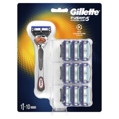 Набор Gillette Fusion 5 Proglide: бритва + бритвенные головки, 10 шт. цена и информация | Косметика и средства для бритья | 220.lv